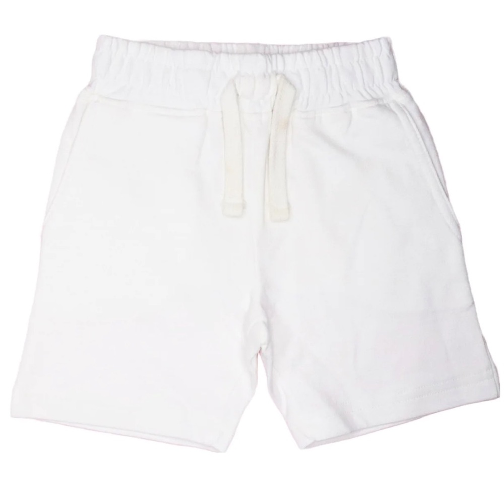 Mish Boys Solid Comfy Shorts, white size  6